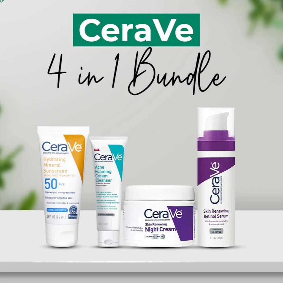 CeraVe 4-in-1 Kit – Complete Care for Healthy, Hydrated Skin