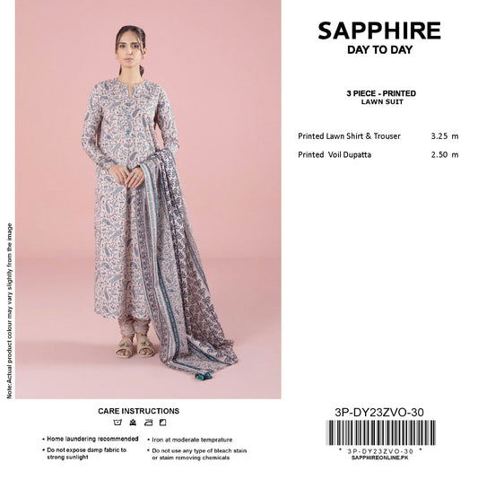 Sapphire Day-to-Day Collection | Printed Lawn Suits | Premium First Copy