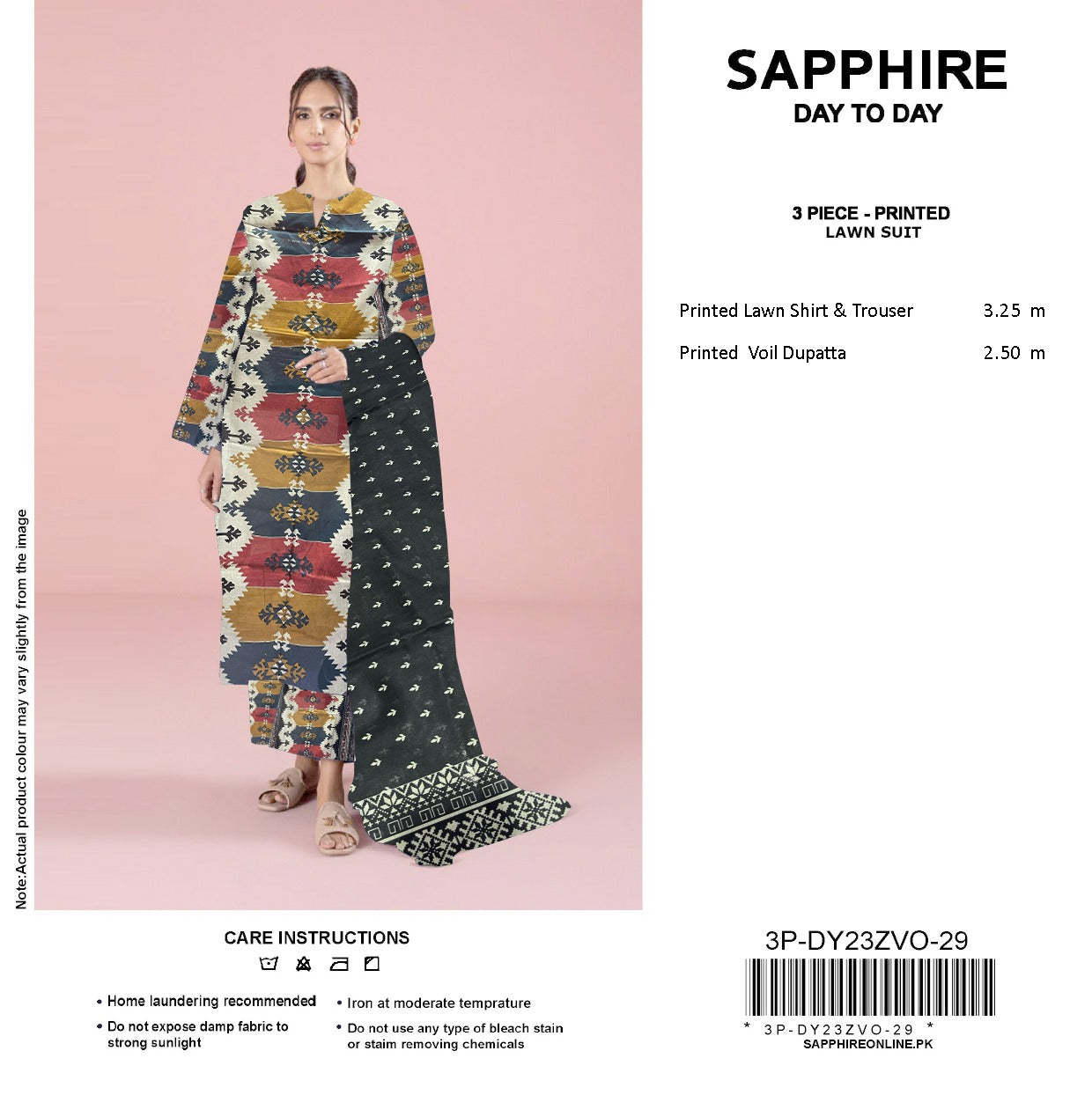 Sapphire Day-to-Day Collection | Printed Lawn Suits | Premium First Copy