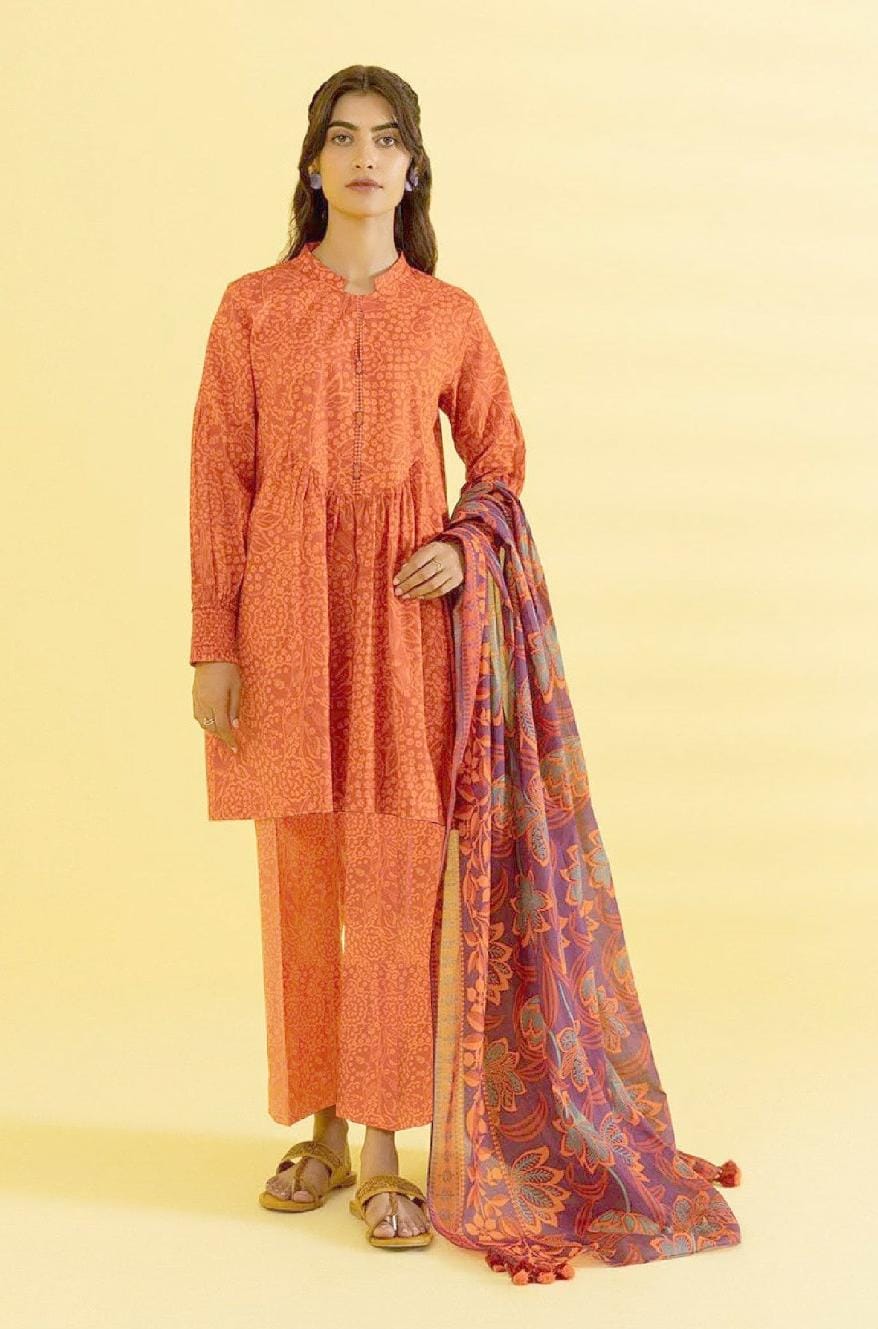 Sapphire Day-to-Day Collection | 3-Piece Unstitched Lawn Suits | Premium First Copy