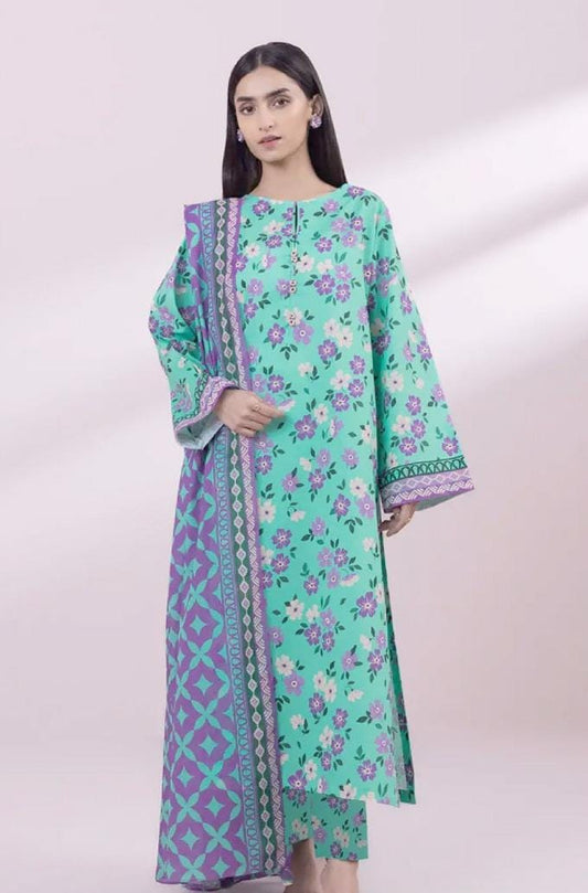 Sapphire Day-to-Day Collection | 3-Piece Unstitched Lawn Suits | Premium First Copy