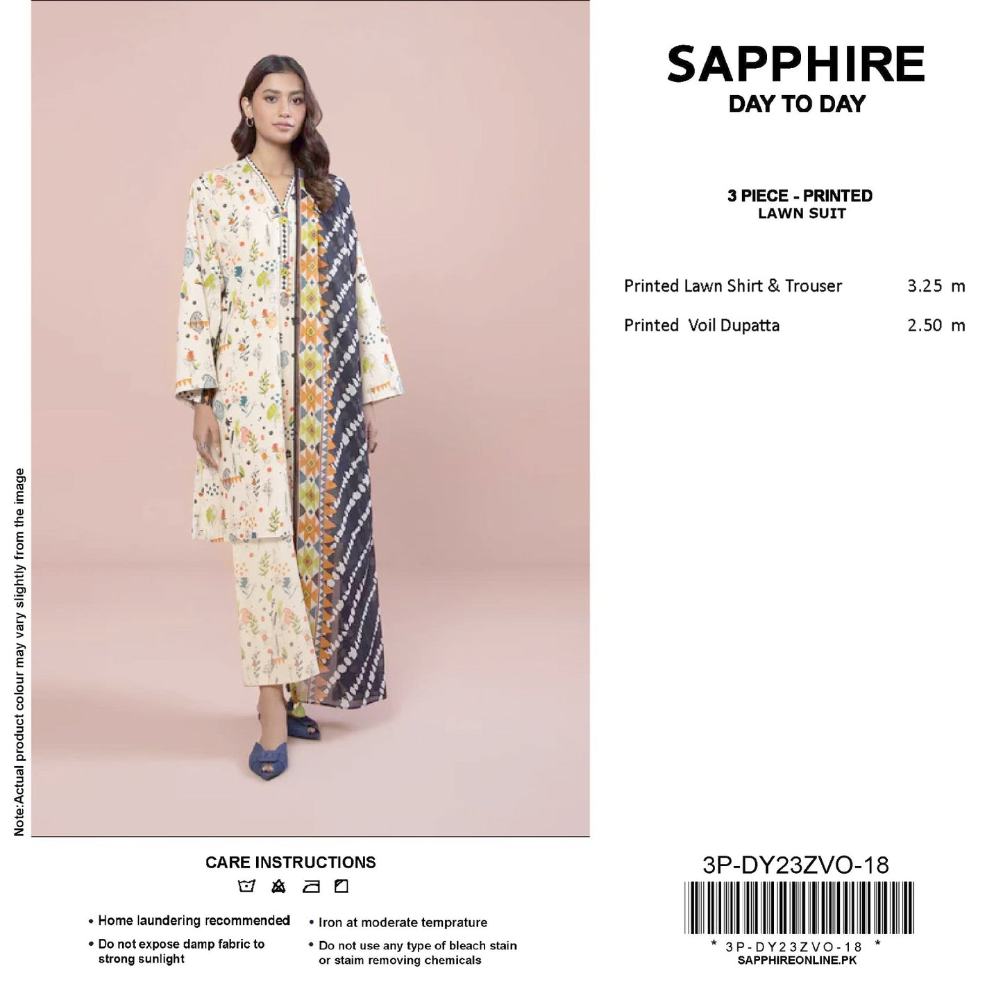 Sapphire Day-to-Day Collection | Printed Lawn Suits | Premium First Copy