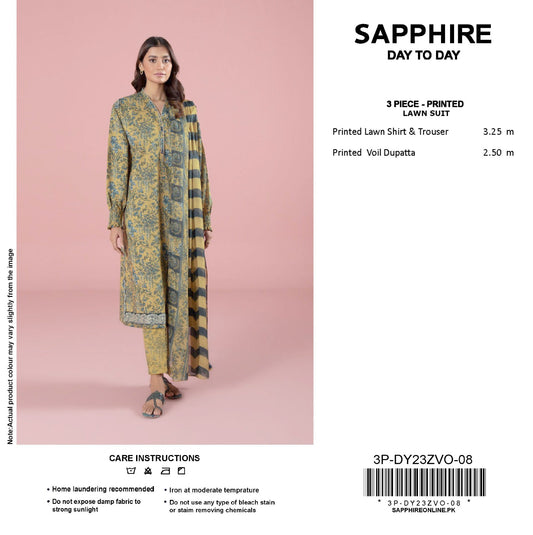 Sapphire Day-to-Day Collection | Printed Lawn Suits | Premium First Copy