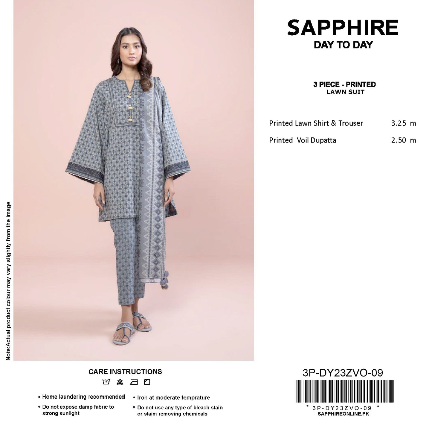 Sapphire Day-to-Day Collection | Printed Lawn Suits | Premium First Copy