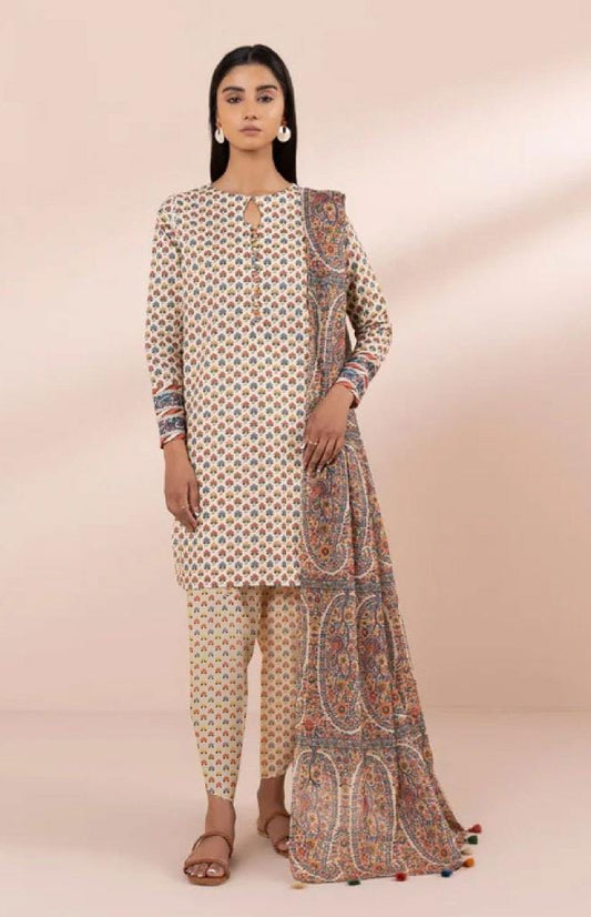 Sapphire Day-to-Day Collection | 3-Piece Unstitched Lawn Suits | Premium First Copy